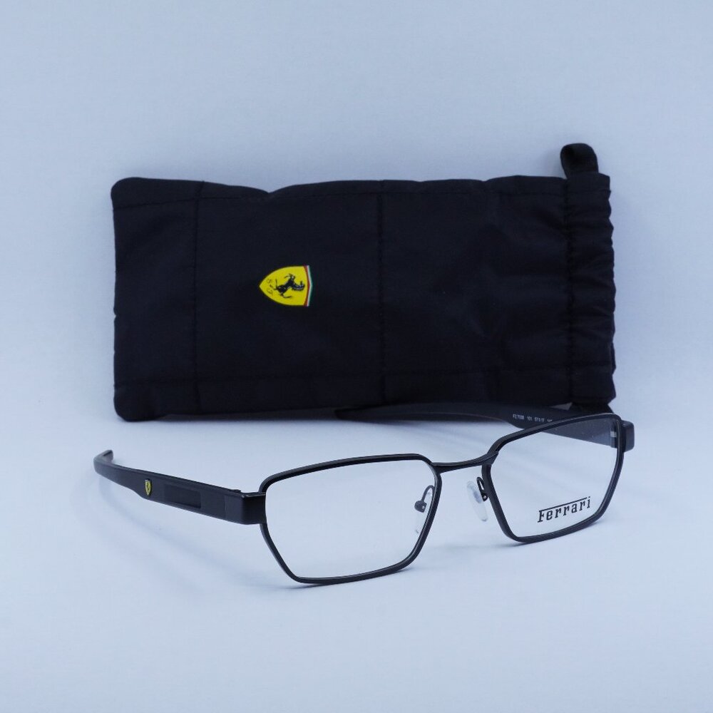 Final Price! Ferrari Scuderia FZ7008 101 Matte Black Eyeglasses
